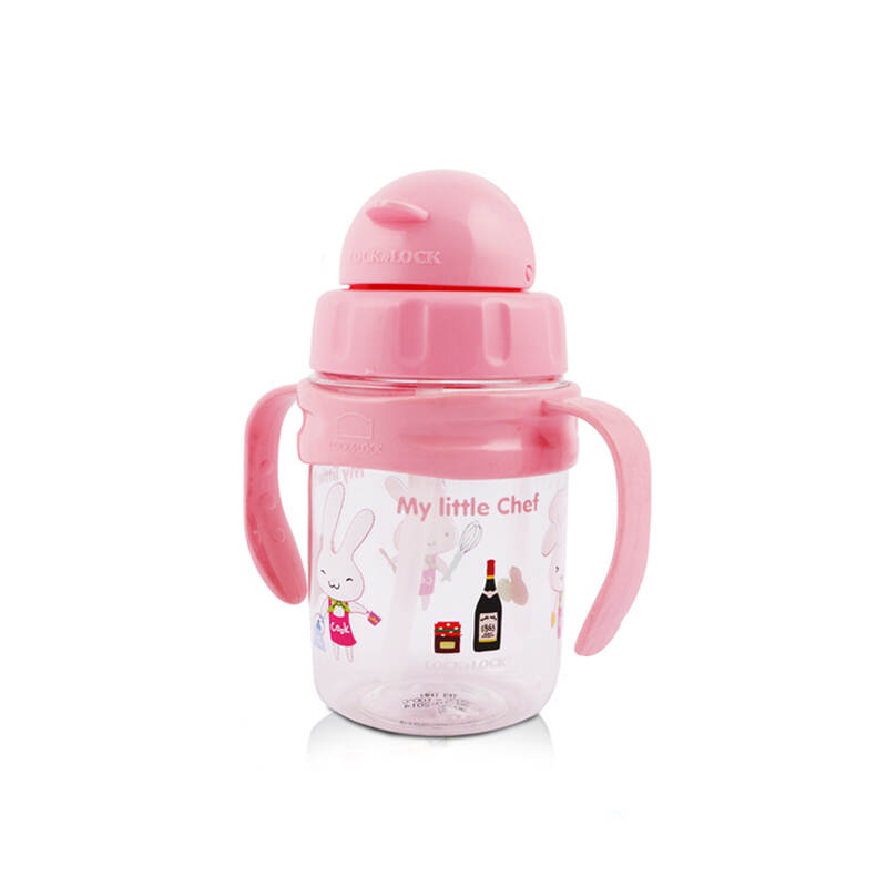 B&igrave;nh Nước Gi&agrave;nh Cho Trẻ Em C&oacute; Ống H&uacute;t V&agrave; Quai Cầm 270ml - 4 M&agrave;u (Xanh Dương, Xanh L&aacute;, Hồng, V&agrave;ng) - LocknLock - ABF633 image number null